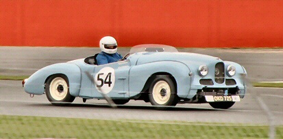 Jowett Jupiter racing at Silverstone 2013