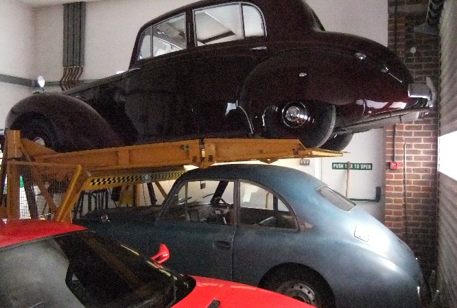 Jowett Jupiter at restoration workshop 2013